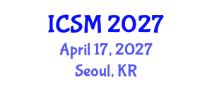 International Conference on Strategic Marketing (ICSM) April 17, 2027 - Seoul, Republic of Korea