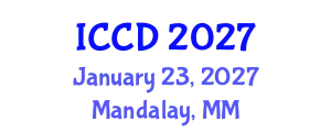 International Conference on Coronavirus Disease (ICCD) January 23, 2027 - Mandalay, Myanmar