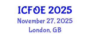 International Conference on Future of Education (ICFOE) November 27, 2025 - London, United Kingdom