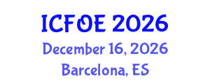 International Conference on Future of Education (ICFOE) December 16, 2026 - Barcelona, Spain