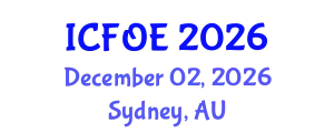 International Conference on Future of Education (ICFOE) December 02, 2026 - Sydney, Australia
