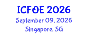 International Conference on Future of Education (ICFOE) September 09, 2026 - Singapore, Singapore