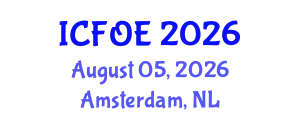International Conference on Future of Education (ICFOE) August 05, 2026 - Amsterdam, Netherlands
