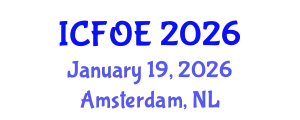 International Conference on Future of Education (ICFOE) January 19, 2026 - Amsterdam, Netherlands