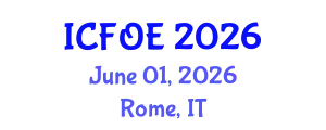 International Conference on Future of Education (ICFOE) June 01, 2026 - Rome, Italy
