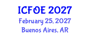 International Conference on Future of Education (ICFOE) February 25, 2027 - Buenos Aires, Argentina