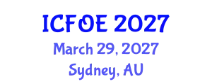 International Conference on Future of Education (ICFOE) March 29, 2027 - Sydney, Australia
