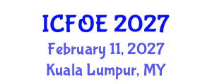 International Conference on Future of Education (ICFOE) February 11, 2027 - Kuala Lumpur, Malaysia