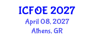 International Conference on Future of Education (ICFOE) April 08, 2027 - Athens, Greece