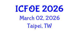 International Conference on Future of Education (ICFOE) March 02, 2026 - Taipei, Taiwan