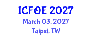 International Conference on Future of Education (ICFOE) March 03, 2027 - Taipei, Taiwan