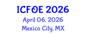 International Conference on Future of Education (ICFOE) April 06, 2026 - Mexico City, Mexico