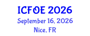 International Conference on Future of Education (ICFOE) September 16, 2026 - Nice, France