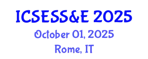 International Congress on Science, Engineering, Social Sciences & Education October 01, 2025 - Rome, Italy