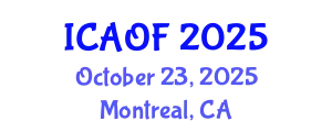 International Conference on Agroecology and Organic farming October 23, 2025 - Montreal, Canada