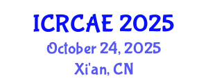 International Conference on Robotics, Control and Automation Engineering October 24, 2025 - Xi'an, China