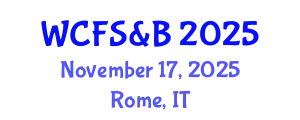 World Congress on Food Science & Beverages November 17, 2025 - Rome, Italy