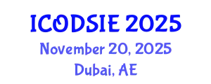 International Conference on Optimization and Data Science in Industrial Engineering November 20, 2025 - Dubai, United Arab Emirates