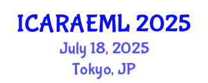 International Conference on Advanced Robotics, Automation Engineering and Machine Learning July 18, 2025 - Tokyo, Japan