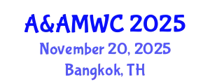Aesthetic & Anti-Aging Medicine World Congress November 20, 2025 - Bangkok, Thailand