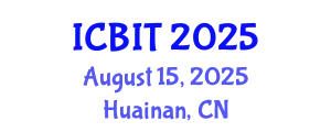International Conference on Biomedicine and Intelligent Technology August 15, 2025 - Huainan, China