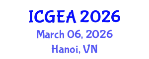 International Conference on Green Energy and Applications March 06, 2026 - Hanoi, Vietnam