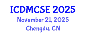 International Conference on Data Mining, Computing and Software Engineering November 21, 2025 - Chengdu, China