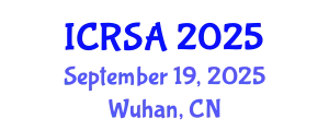 International Conference on Robot Systems and Applications September 19, 2025 - Wuhan, China
