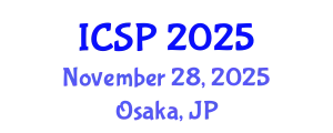 International Conference on Signal Processing November 28, 2025 - Osaka, Japan