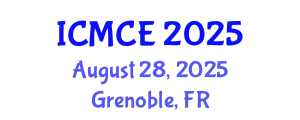 International Conference on Mechatronics and Control Engineering August 28, 2025 - Grenoble, France