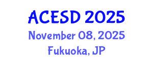 Asia Conference on Environment and Sustainable Development November 08, 2025 - Fukuoka, Japan