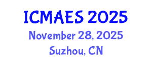International Conference on Mechanical, Aerospace and Electronic Systems November 28, 2025 - Suzhou, China