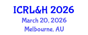 International Conference on Research in Life-Science & Healthcare March 20, 2026 - Melbourne, Australia