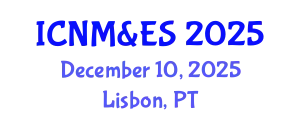 International Congress on Nanotechnology, Materials & Environmental Sciences December 10, 2025 - Lisbon, Portugal