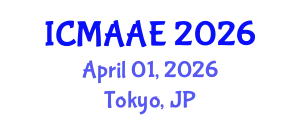 International Conference on Mechanical, Aeronautical and Automotive Engineering April 01, 2026 - Tokyo, Japan