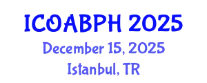 International Congress on Organic Agriculture, Biodiversity and Public Health December 15, 2025 - Istanbul, Turkey