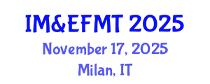 International Meet & Expo on Fluid Mechanics and Thermodynamics November 17, 2025 - Milan, Italy