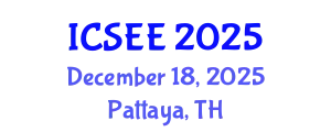 International Conference on Substantial Environmental Engineering December 18, 2025 - Pattaya, Thailand