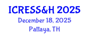 International Conference on Research in Education, Social Sciences & Humanities December 18, 2025 - Pattaya, Thailand
