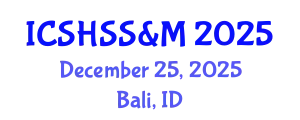 International Conference on Studies on Humanities, Social Sciences & Management December 25, 2025 - Bali, Indonesia