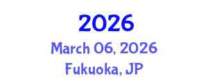 International Conference on Geological and Civil Engineering March 06, 2026 - Fukuoka, Japan