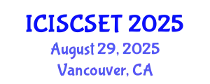 International Conference on Intelligent Systems and Computational Strategies in Engineering and Technology August 29, 2025 - Vancouver, Canada