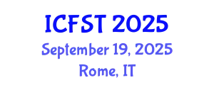 International Conference on Food Science and Technology September 19, 2025 - Rome, Italy
