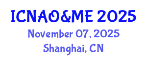 International Conference on Naval Architecture and Ocean & Marine Engineering November 07, 2025 - Shanghai, China