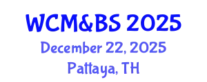 World Congress on Marketing & Business Studies December 22, 2025 - Pattaya, Thailand