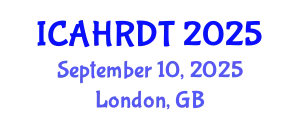 International Conference on AI in Healthcare: Revolutionizing Diagnostics and Treatment September 10, 2025 - London, United Kingdom