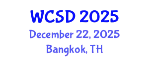 World Congress on Sustainable Development December 22, 2025 - Bangkok, Thailand