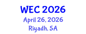 WPC Energy Congress April 26, 2026 - Riyadh, Saudi Arabia