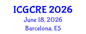International Conference on Green Chemistry and Renewable Energy June 18, 2026 - Barcelona, Spain