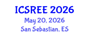 International Conference on Sustainable and Renewable Energy Engineering (ICSREE) May 20, 2026 - San Sebastian, Spain